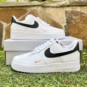 Nike Air Force 1 white black shoes